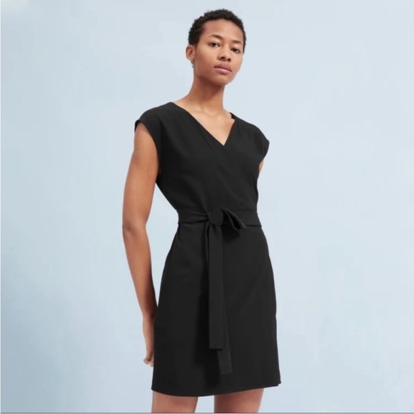 Everlane Dresses & Skirts - Everlane The Japanese GoWeave Short Sleeve Wrap Dress
